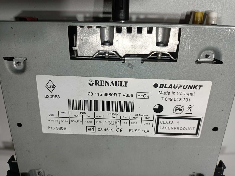 Nawigacja Navi TOMTOM Kompletna Renault Laguna III Mapa Europa