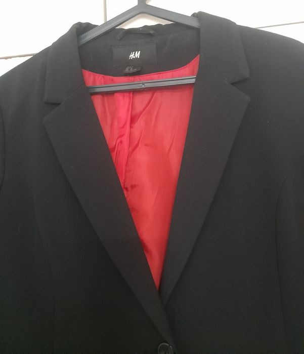 Blazer preto curto - Mango - Tamanho 40