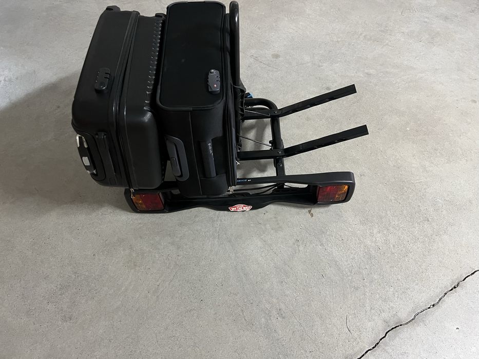 Porta malas bola de engate com chave de seguranca