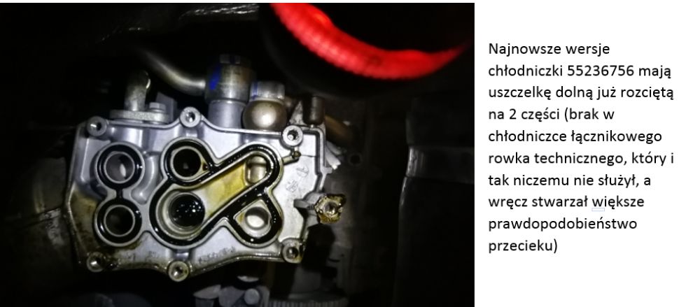 Uszczelka chłodnicy oleju do fiat: Bravo 2, Doblo, Punto TJET