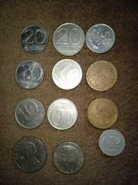 Monety PRL różne 15 sztuk