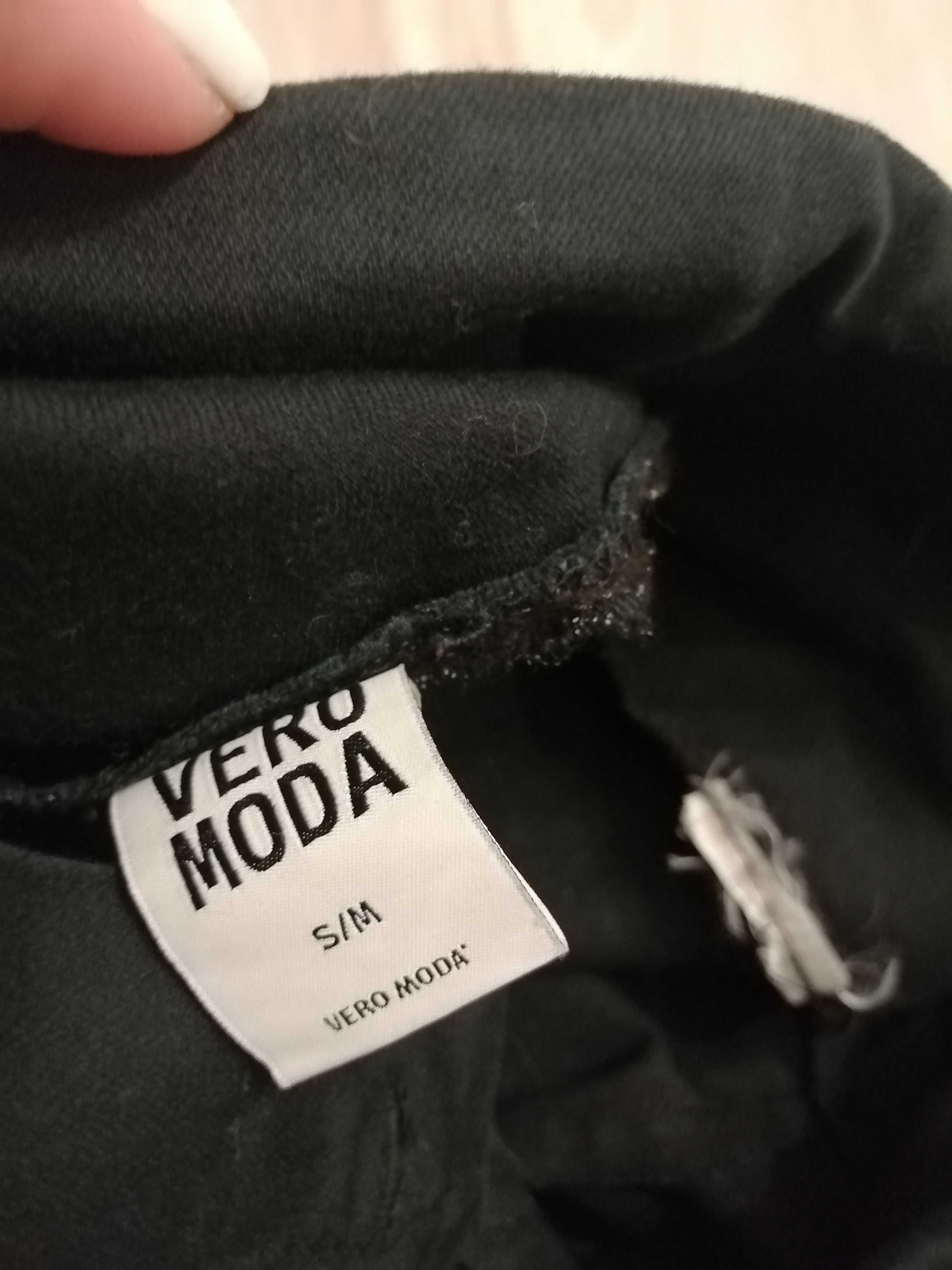 Vero moda spodnie rurki wysoki stan S M