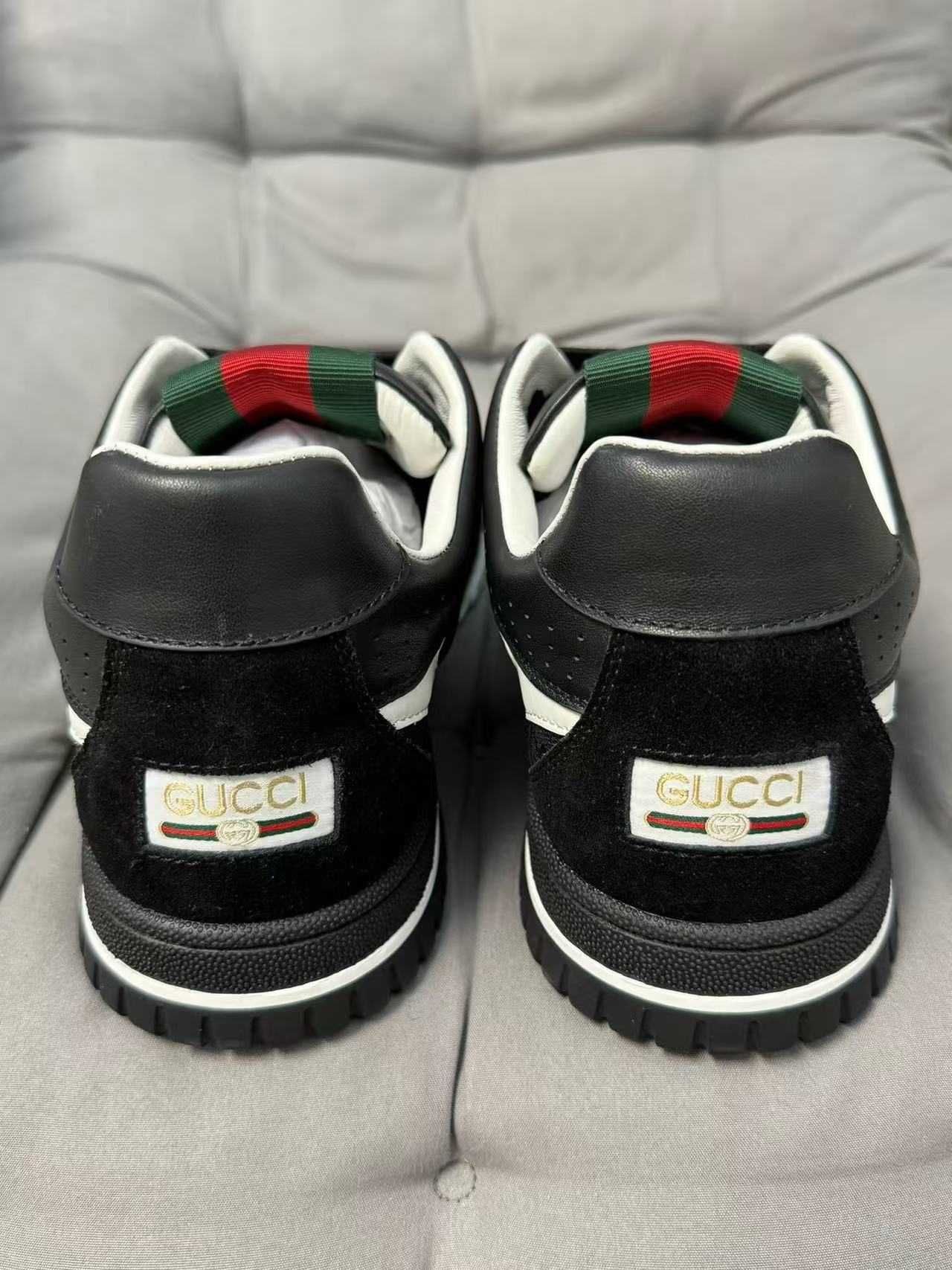 Tênis GUCCI Re-Web com personalização de tamanho.