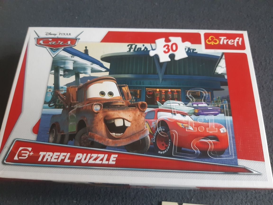 Puzzle z autami, Cars Disney, Trefl 30szt. 3+