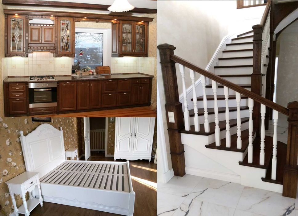 Виготовлення меблів під замовлення (столи, сходи, кроваті, шафи)