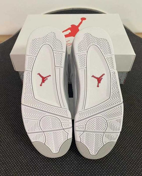 Buty meskie Mokasyny Jordan 4 retro White Oreo R.38