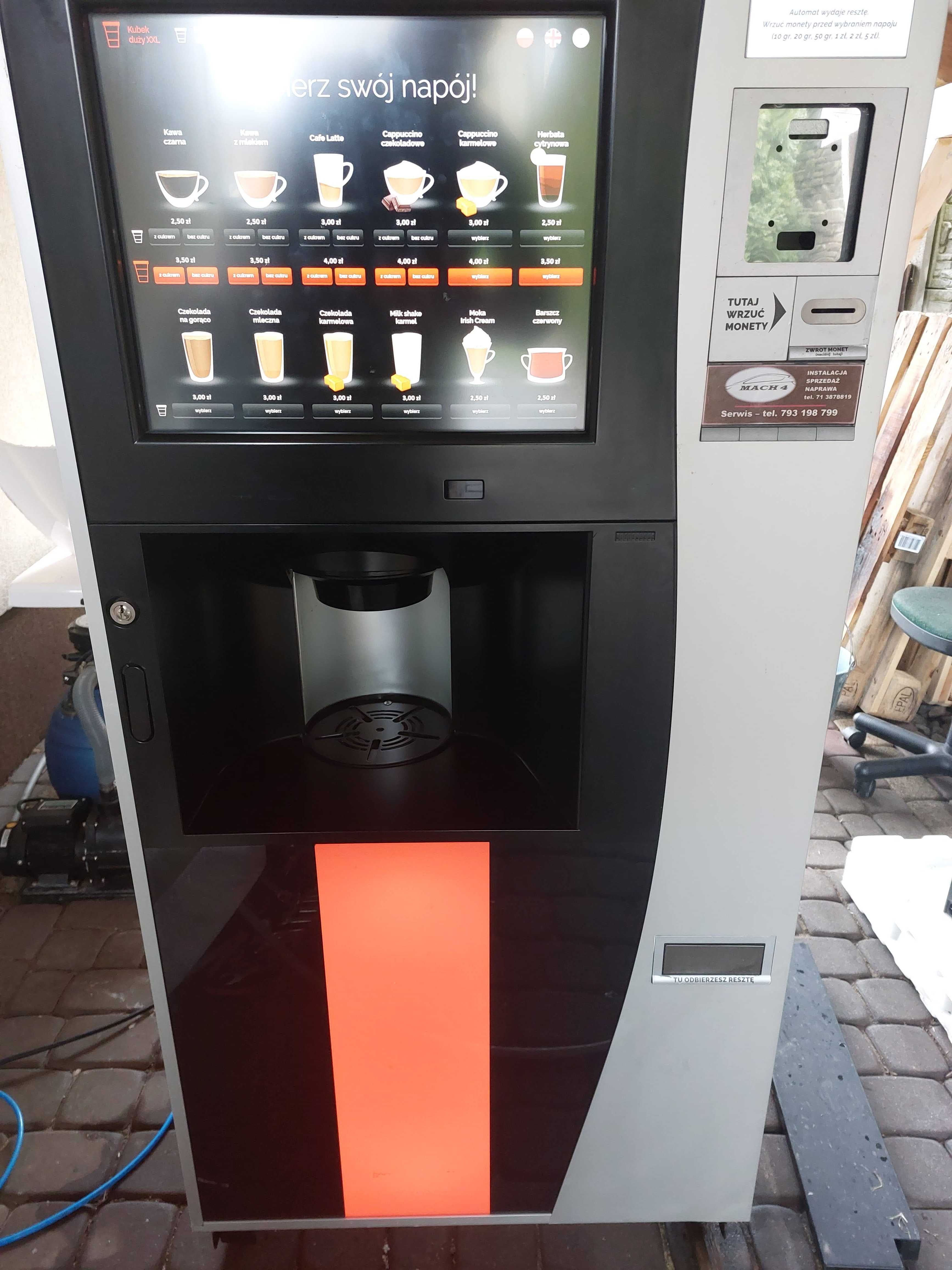 Automat Wittenborg 7600IN dotykowy Necta - Nowoczesny