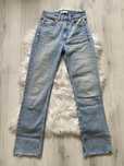 Spodnie Zara damskie dżinsy XXS XS dzwony wide leg wysoki stan