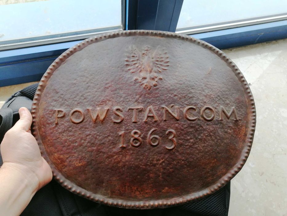 Patriotyczna tablica powstańca "Powstańcom 1863"