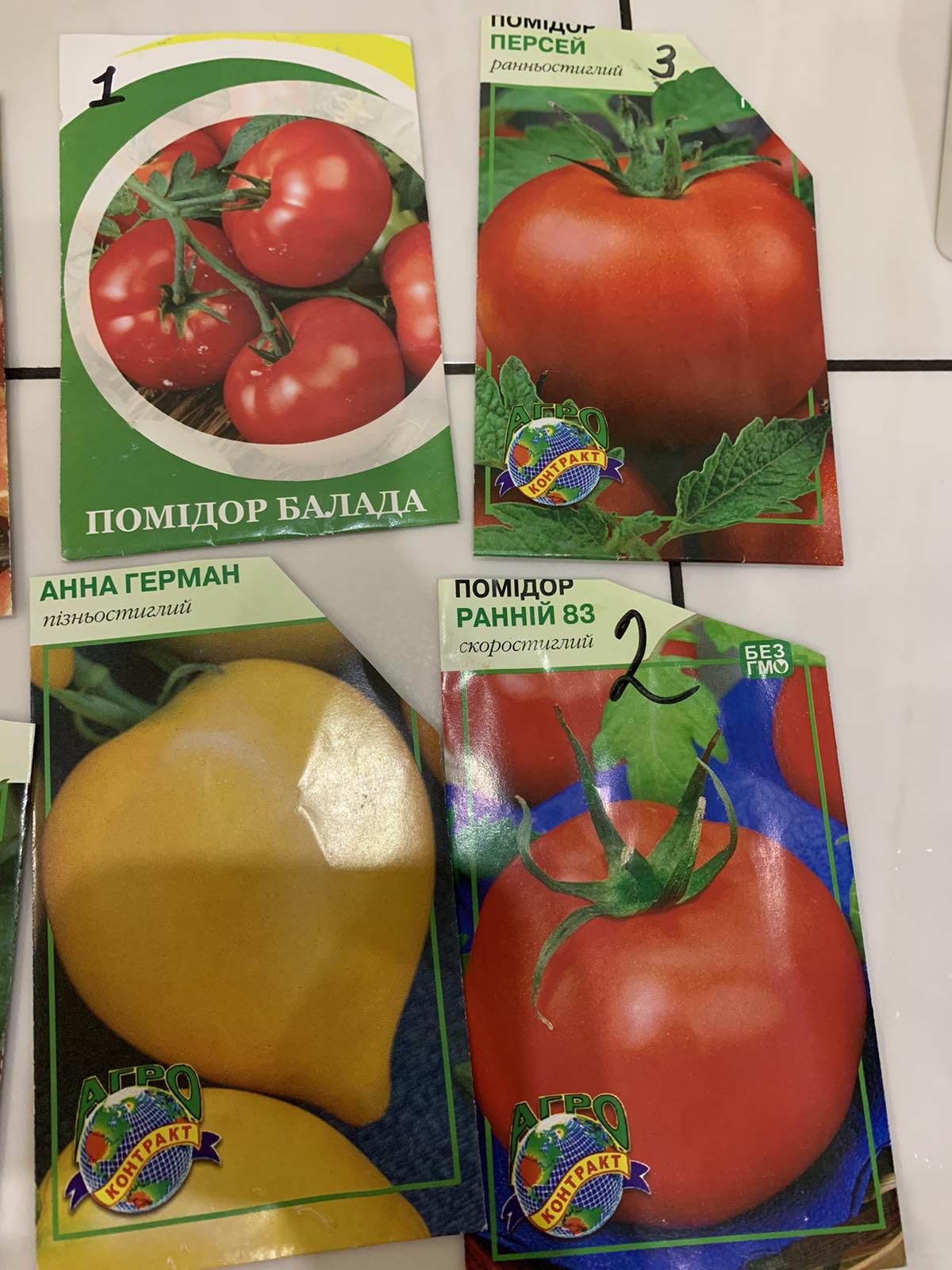 Розсада томати та перець