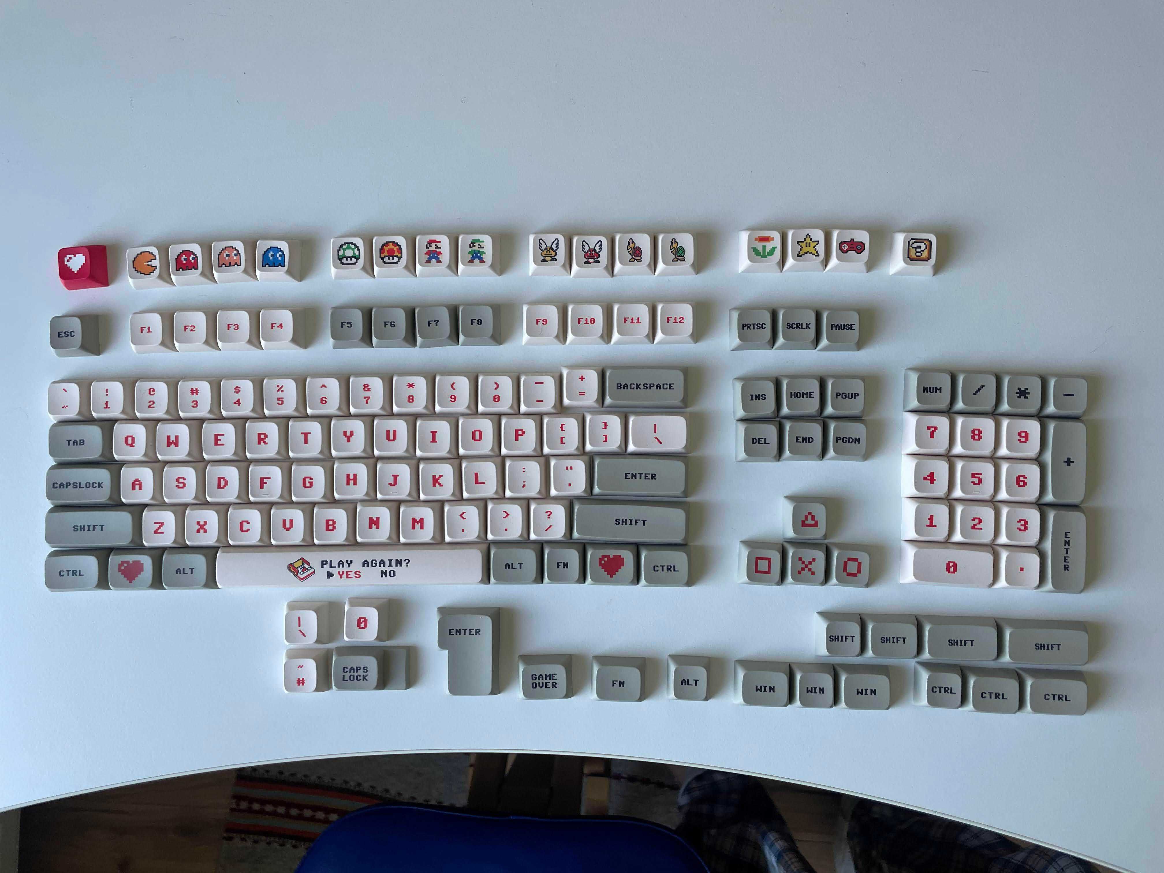 Retro Nintendo theme Keycap set, Кейкапи (120шт) XDA profile