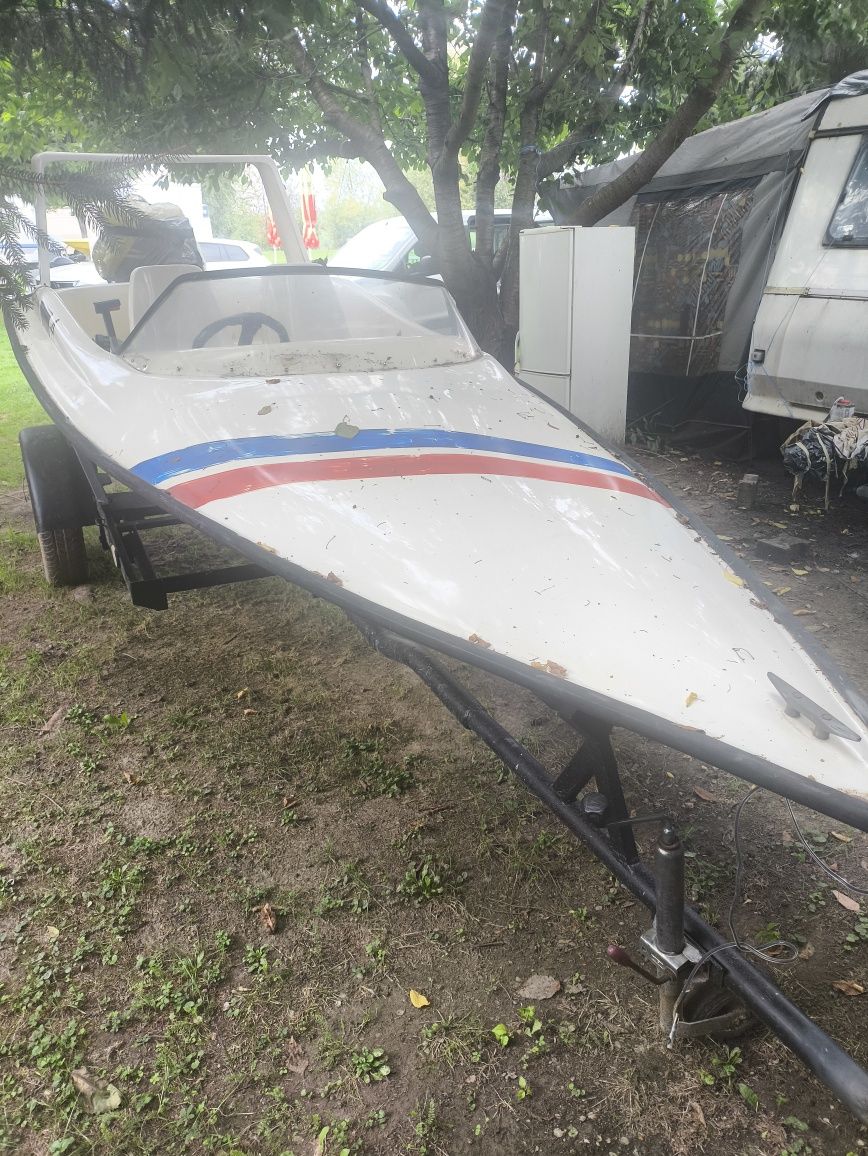 Lódz motorowa ślizgacz łódka yamaha ponton