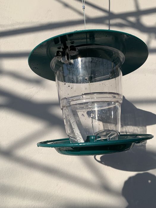 Кормушка для птиц уличная двухсегментная раскладная