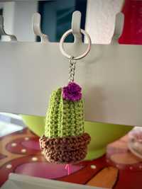 Porta-chaves em crochet