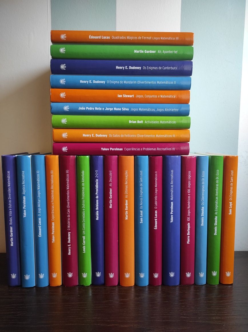 25 Volumes de Coleção - Desafios Matemáticos RBA