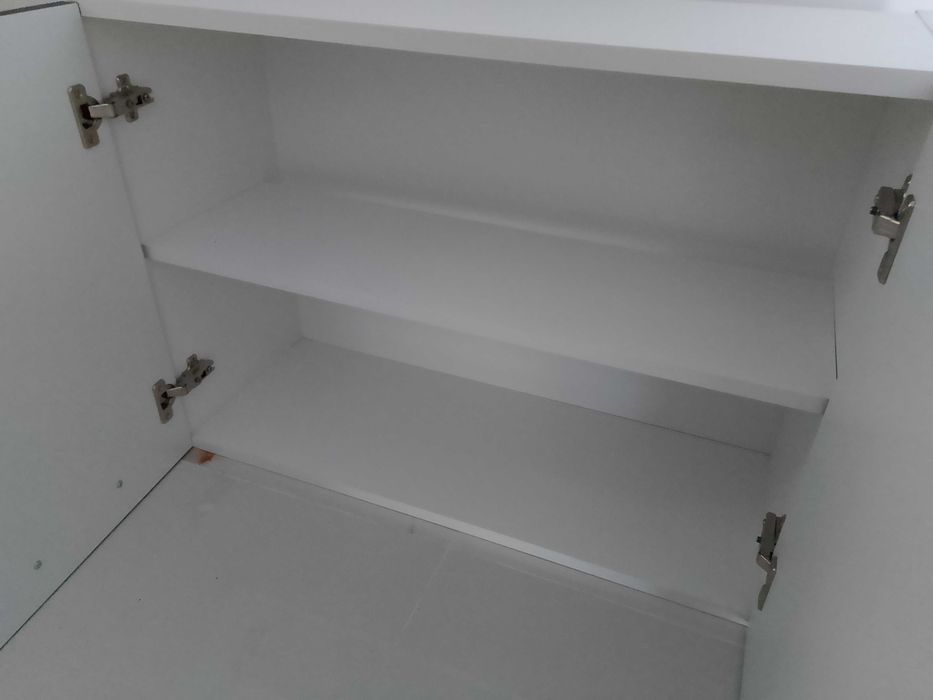 Szafka wisząca Czarna Wysoki połysk kuchnia kuchenna Szeroka 80cm duża