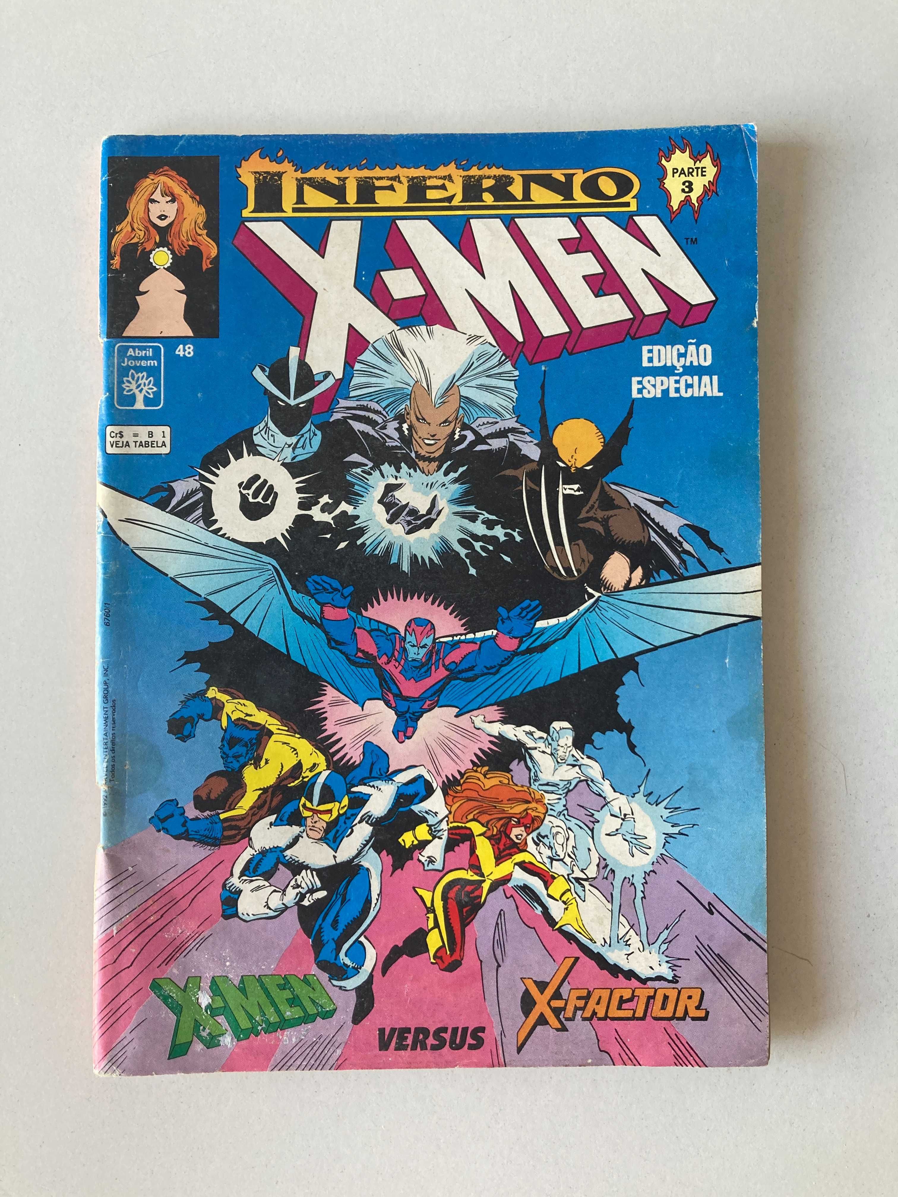 X -Men: Inferno (1992) Nº48 Edição Especial HQ Banda desenhada PT/BR