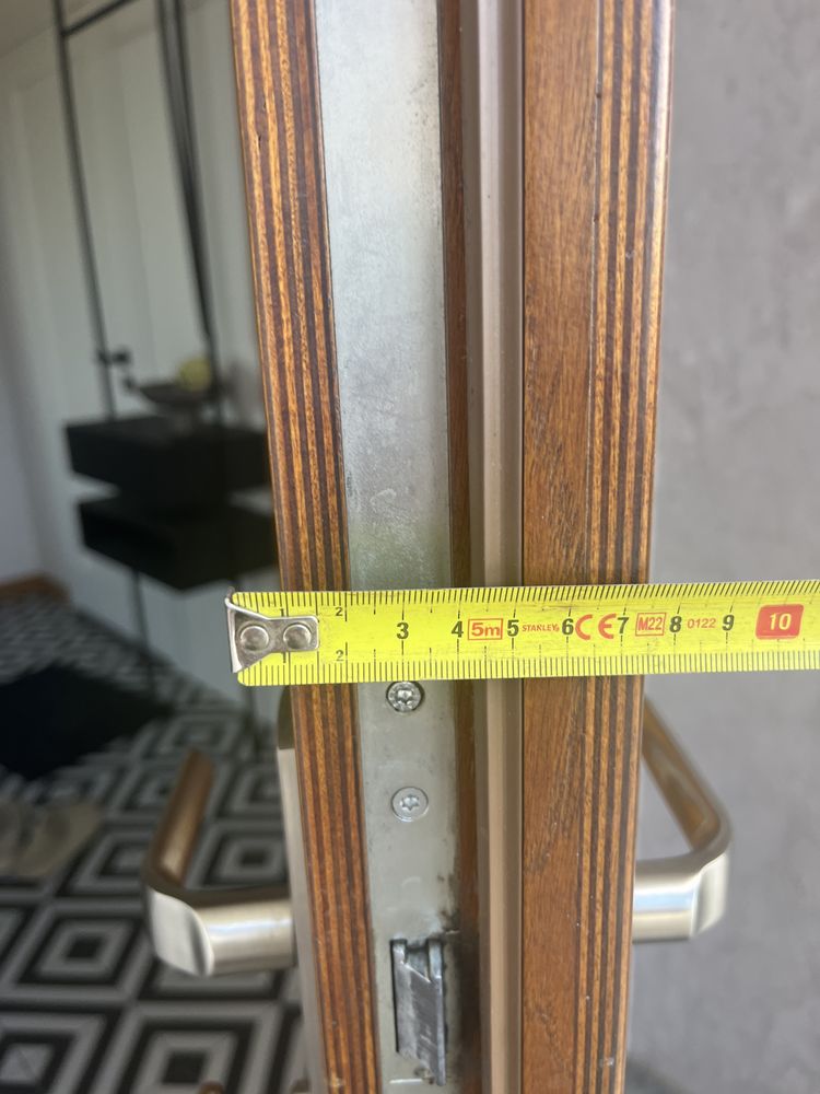 Drzwi zewnętrzne dębowe 100 cm