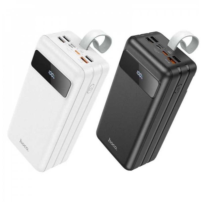 Power Bank 60 000 мАг HOCO J86B швидка зарядка 22.5W з ліхтариком