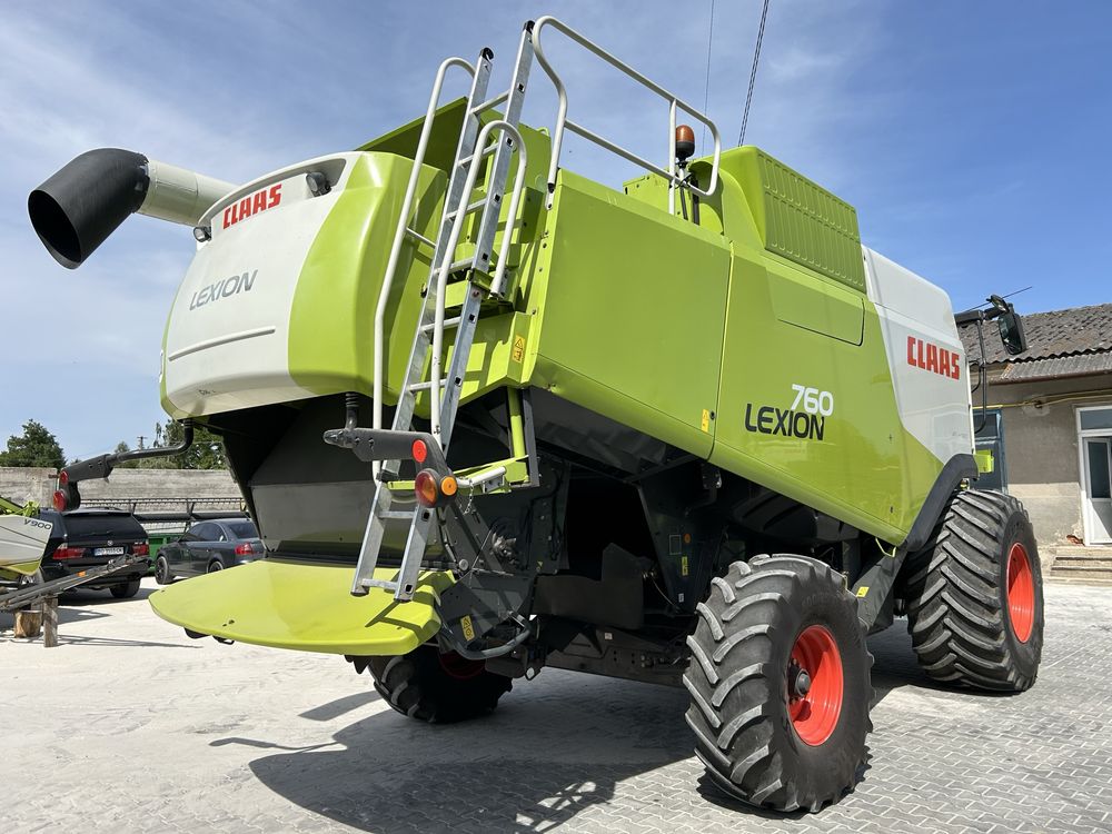 Claas Lexion 760 + жатка