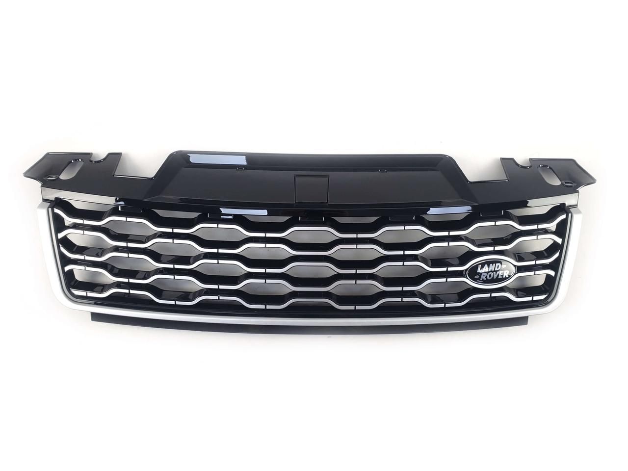 Решетка радиатора на Range Rover Sport 2017-2021  Черная с серым