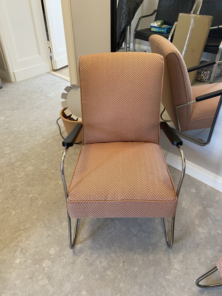 Fotel Zadziele, bauhaus, mid century, vintage design, Mucke Melder.