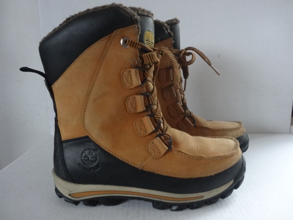 Buty TIMBERLAND roz 37,5 OCIEPLANE Waterproof Skóra Śniegowce