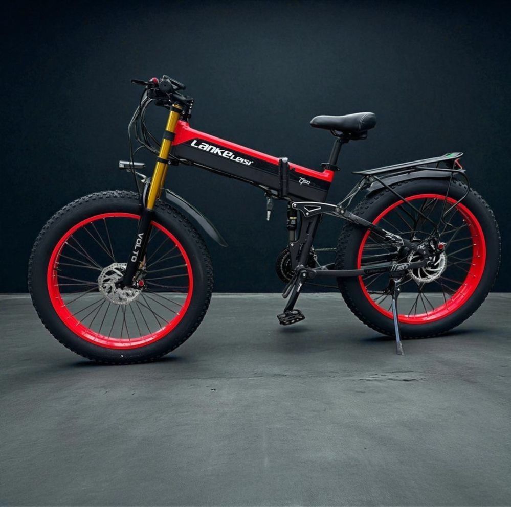 ‼️ВЕЛИКІ КОЛЕСА Складний Електрофетбайк Lankeleisi XT750 Plus 1000W‼️