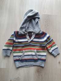 Sweter z kapturem chłopięcy 68 NEXT