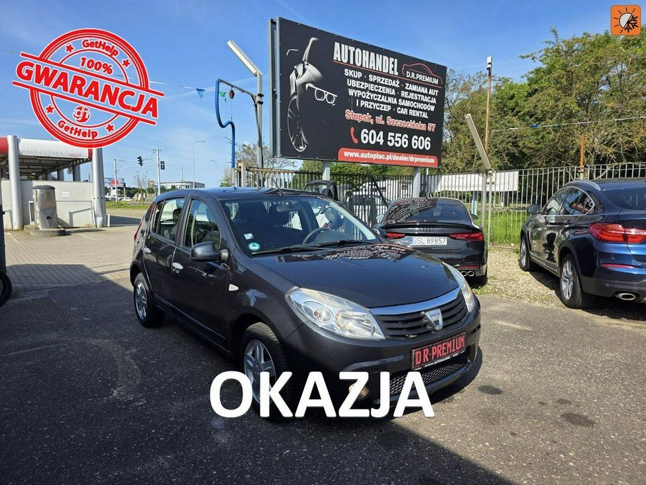 Dacia Sandero 1.6 Benzyna 87 KM, Klimatyzacja, Isofix, Alufelgi, USB, AUX, Isofix,