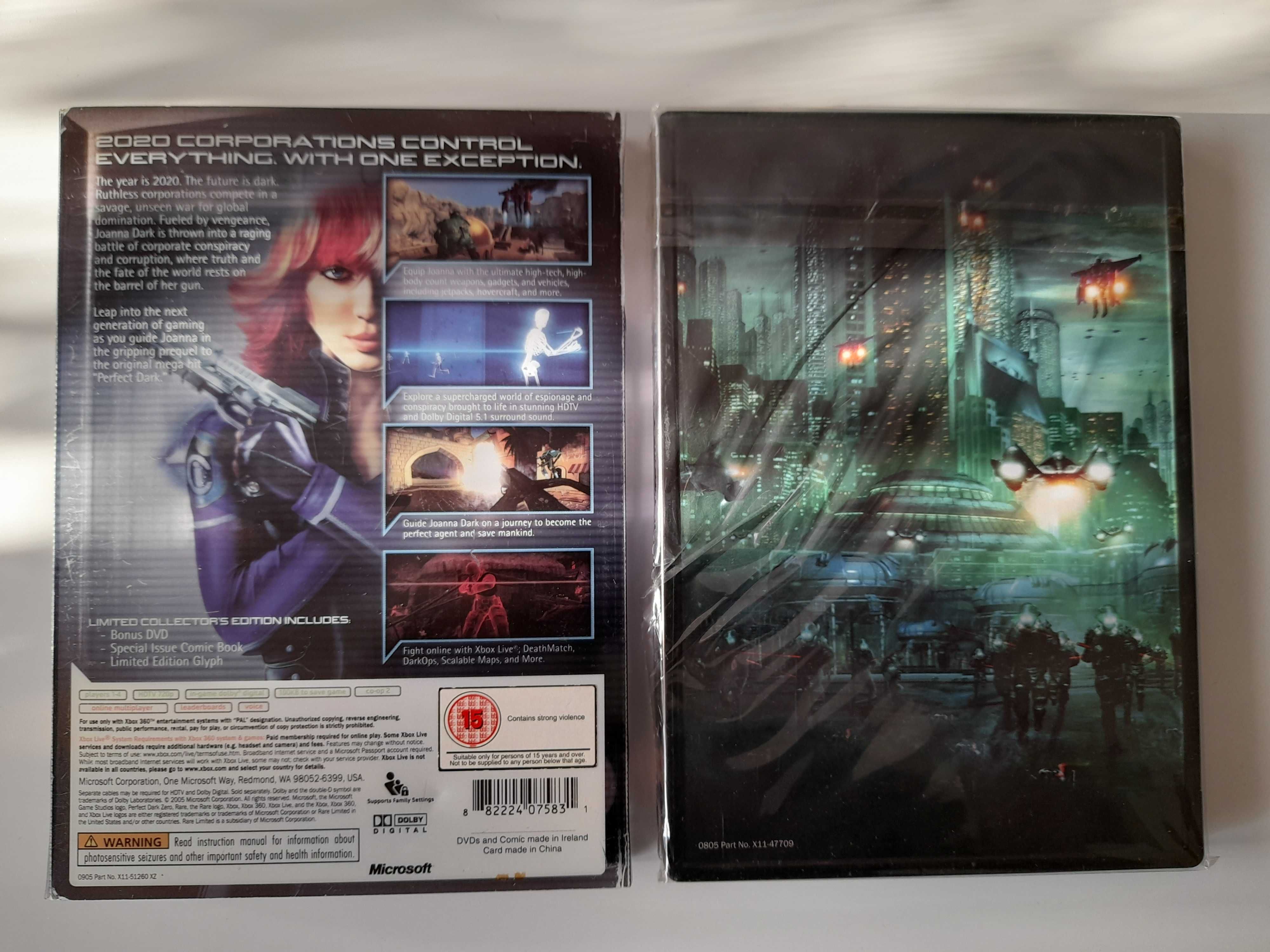 Perfect Dark Zero Edycja Kolekcjonerska 4xA Nowa Xbox 360