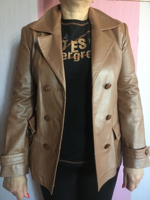 Пиджак кожа женский 44/46
