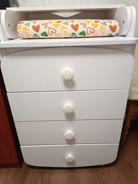 Дитяча кроватка Верес+комод з пеленальним столиком