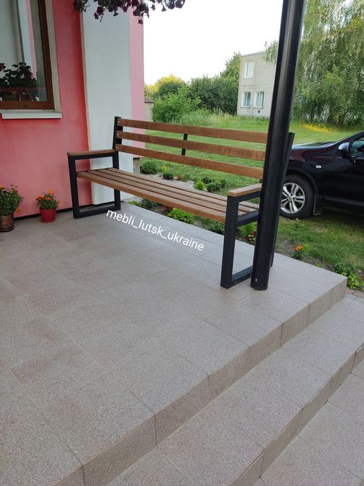 Лавка в парк, лавочка в будинок, садові комплекти в стилі Лофт