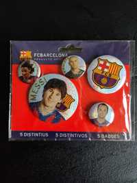 FC Barcelona przypinki oryginalne ze sklepu klubowego