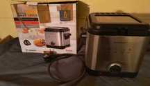 AIGOSTAR Frytkownica tradycyjna DEEP FRYER Srebrna 1000W 100% Nowa!