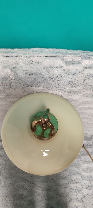 Lampa gabinetowa mosiężna vintage antyk ART DECO AKTUALNE