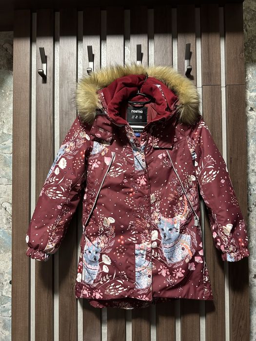 Куртка reima muhvi 128+6 парка зимова термо