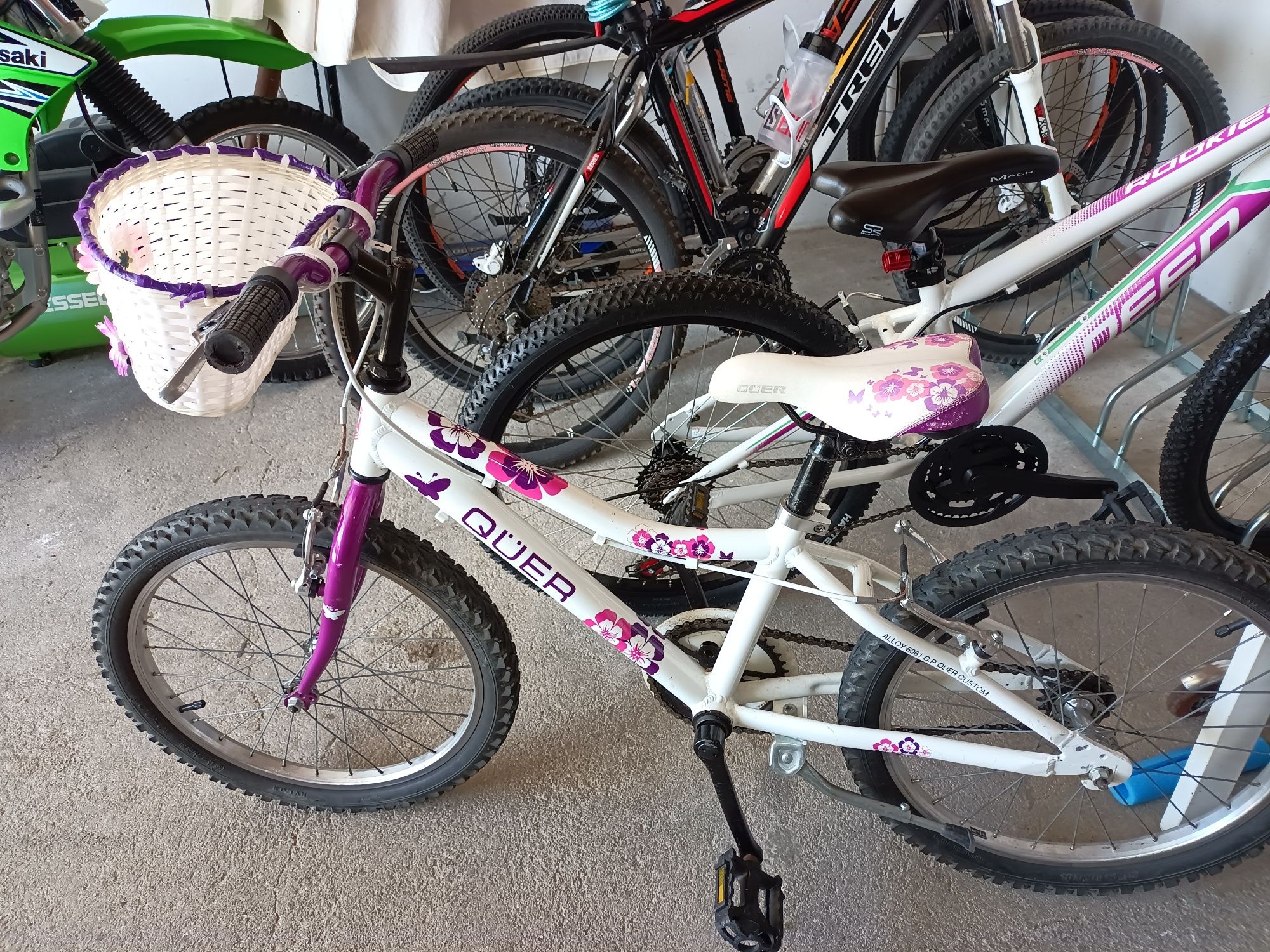 Bicicleta menina marca QUER roda 20