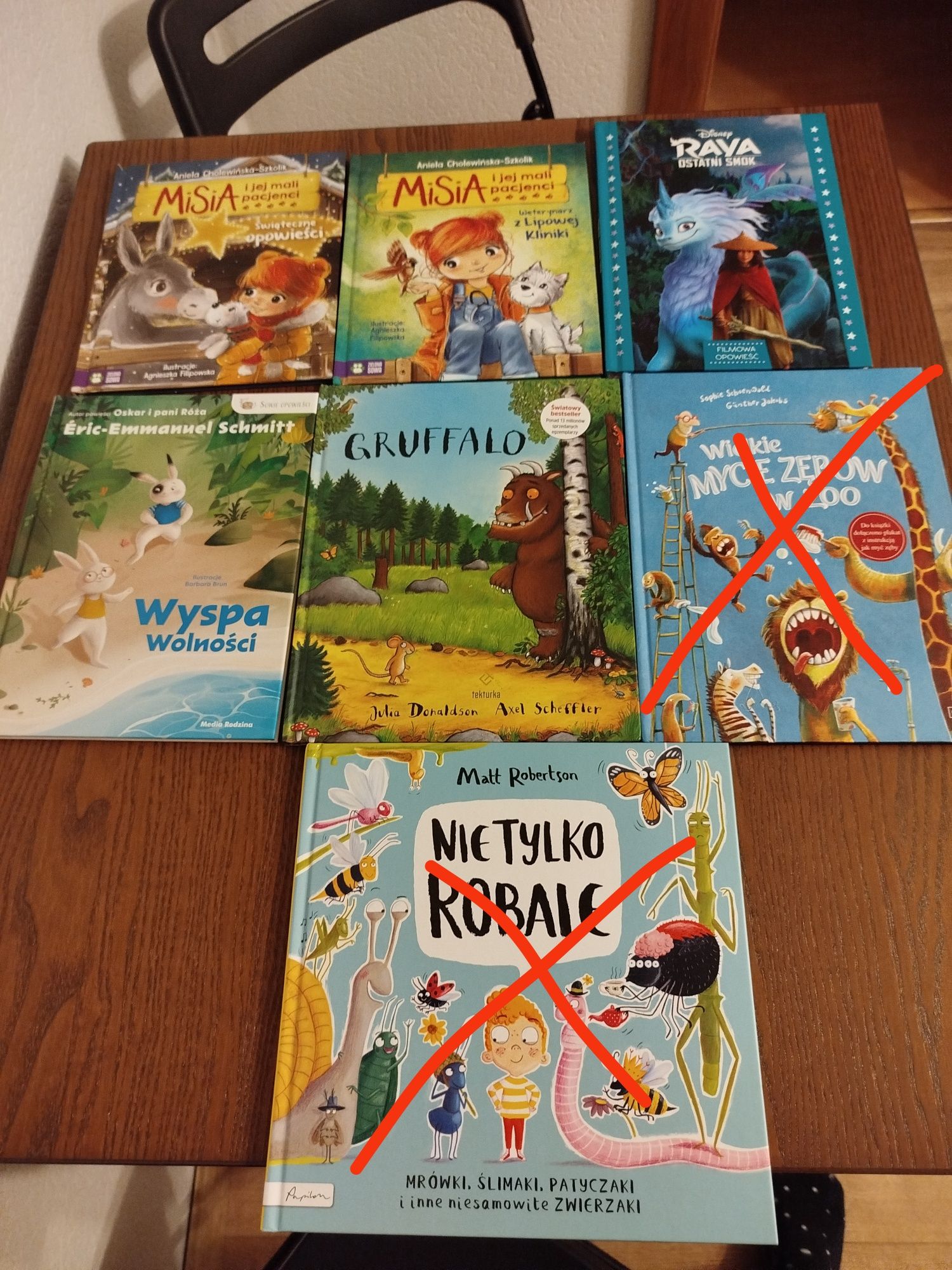 Zestaw 5 książek dla dzieci - Gruffalo, Misia i inne