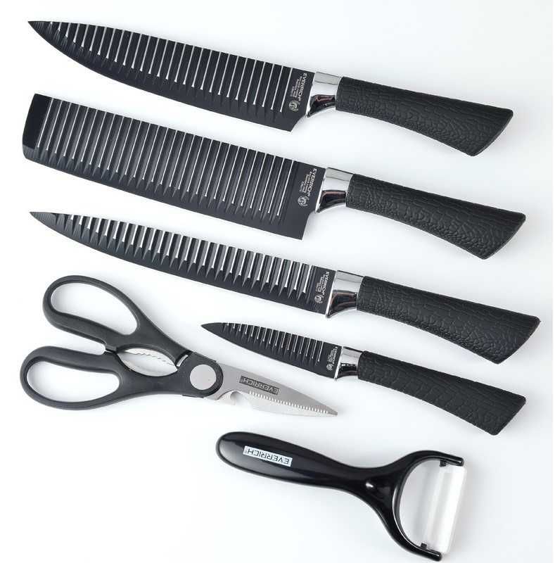 Набір ножів-ножиці з нержавіючої сталі Everrich H-004