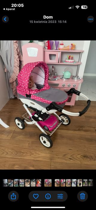 Wózek dla lalek duży regulacja rączki