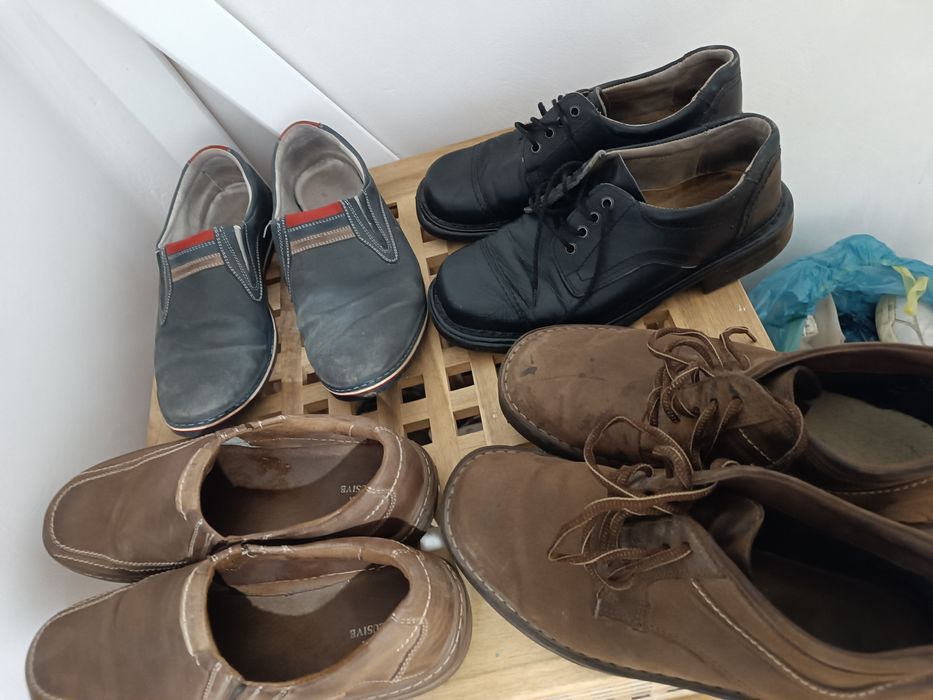 Męskie buty półbuty trzewiki 41-43 cena za zestaw