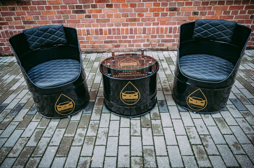 Meble z Beczki Dla Biura, Warsztatu lub salonu