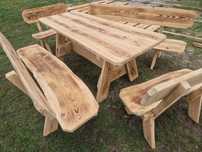 Solidne Meble Ogrodowe z Litego Drewna