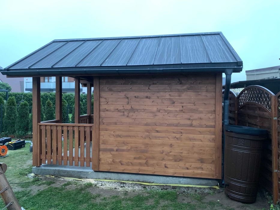 Domek narzedziowy drewutnia, domek letniskowy