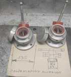 Zawór klapowy aluminiowy + dodatkowa uszczelka Zawory