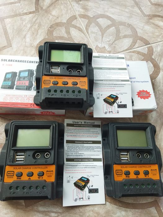 Контроллер 30А солнечной панели