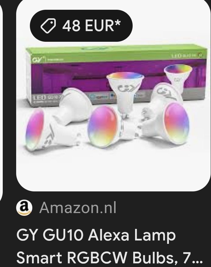 Bluetooth RGB лампочки 6 шт GY