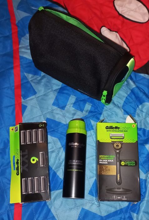 Conjunto gillete labs..